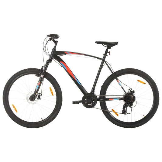 kalnu velosipēds, 21 ātrums, 29'', 53 cm rāmis, melns - amshop.lv