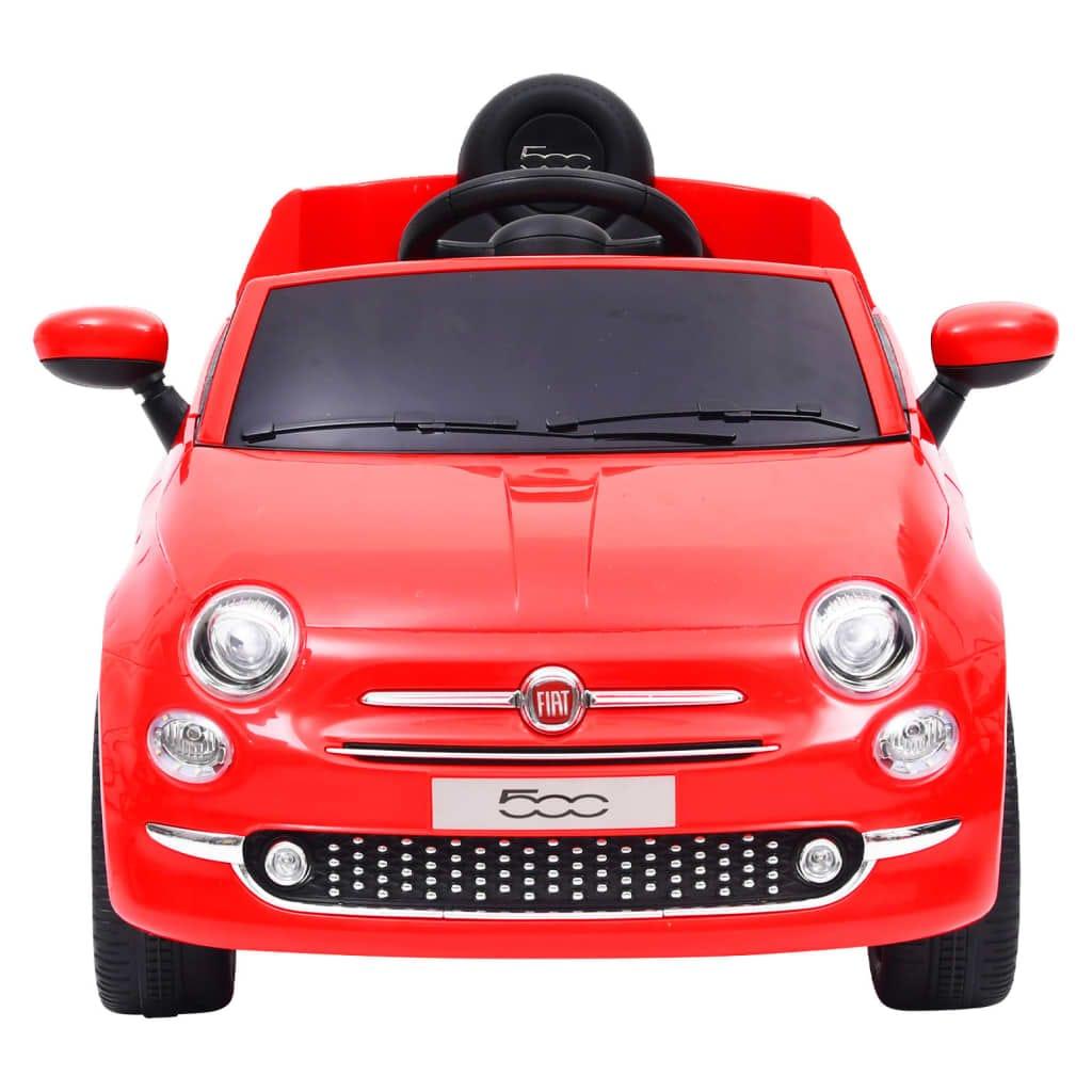 Elektriska bērnu automašīna Fiat 500, sarkana - amshop.lv