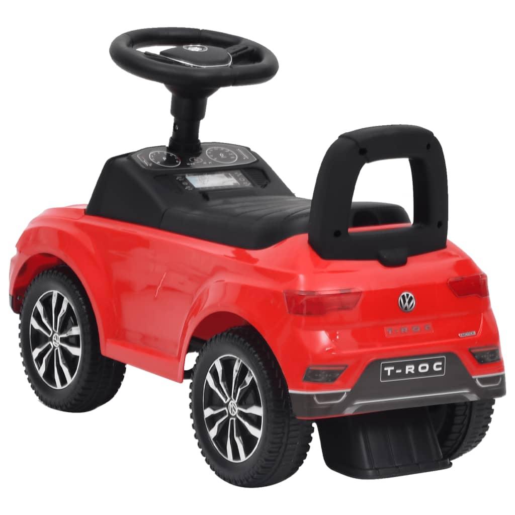 stumjams rotaļu auto, Volkswagen T-Roc, sarkans - amshop.lv