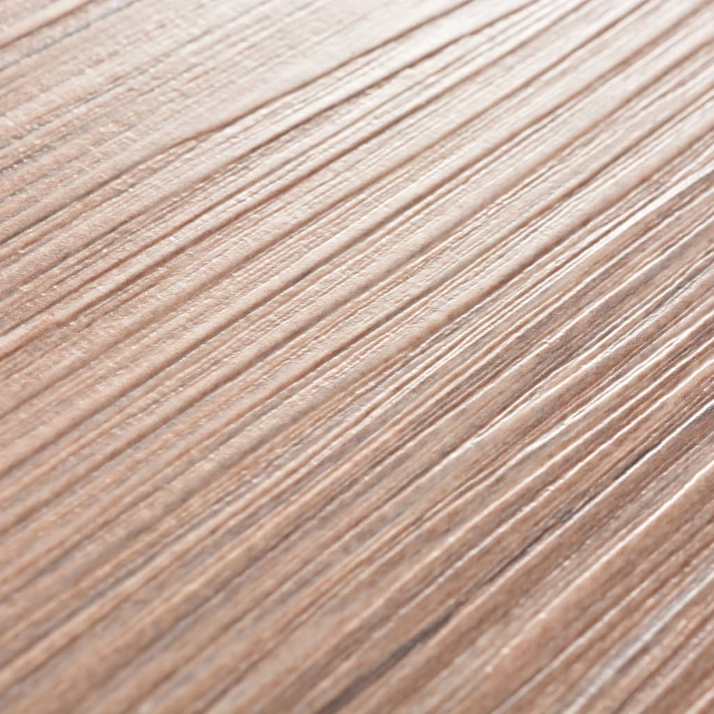 grīdas dēļi, pašlīmējoši, 5,21 m², 2 mm, ozolkoka krāsa, PVC