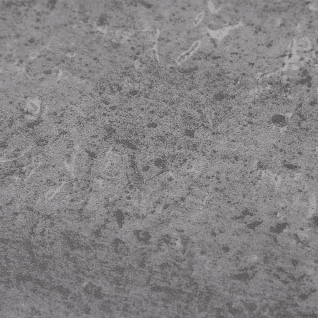 grīdas dēļi, pašlīmējoši, 5,21 m², 2 mm, cementa brūni, PVC