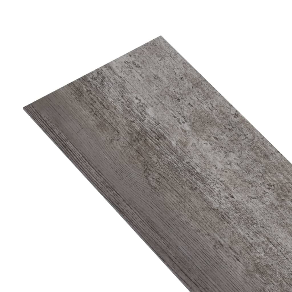 grīdas dēļi, pašlīmējoši, 5,21 m², 2 mm, svītrains koks, PVC