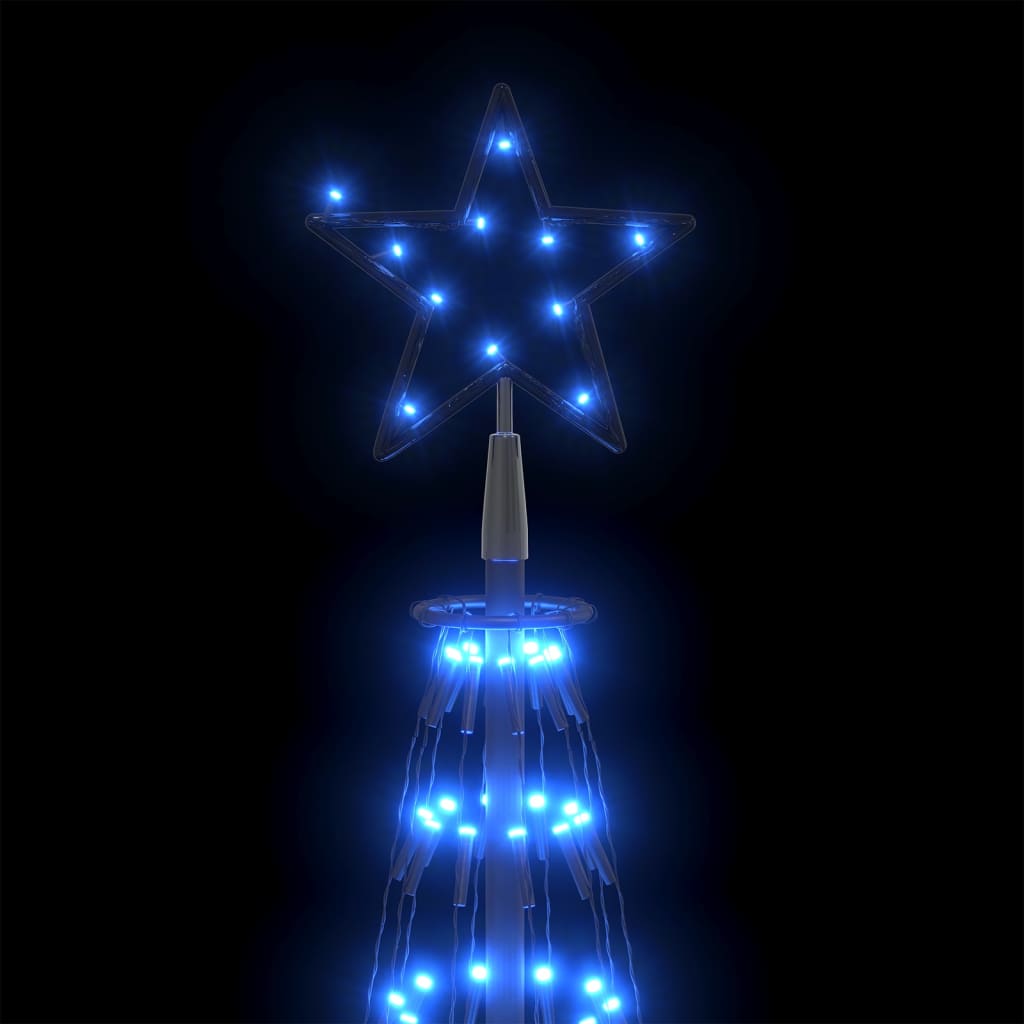 Ziemassvētku koks, 752 zilas LED lampiņas, 160x500 cm