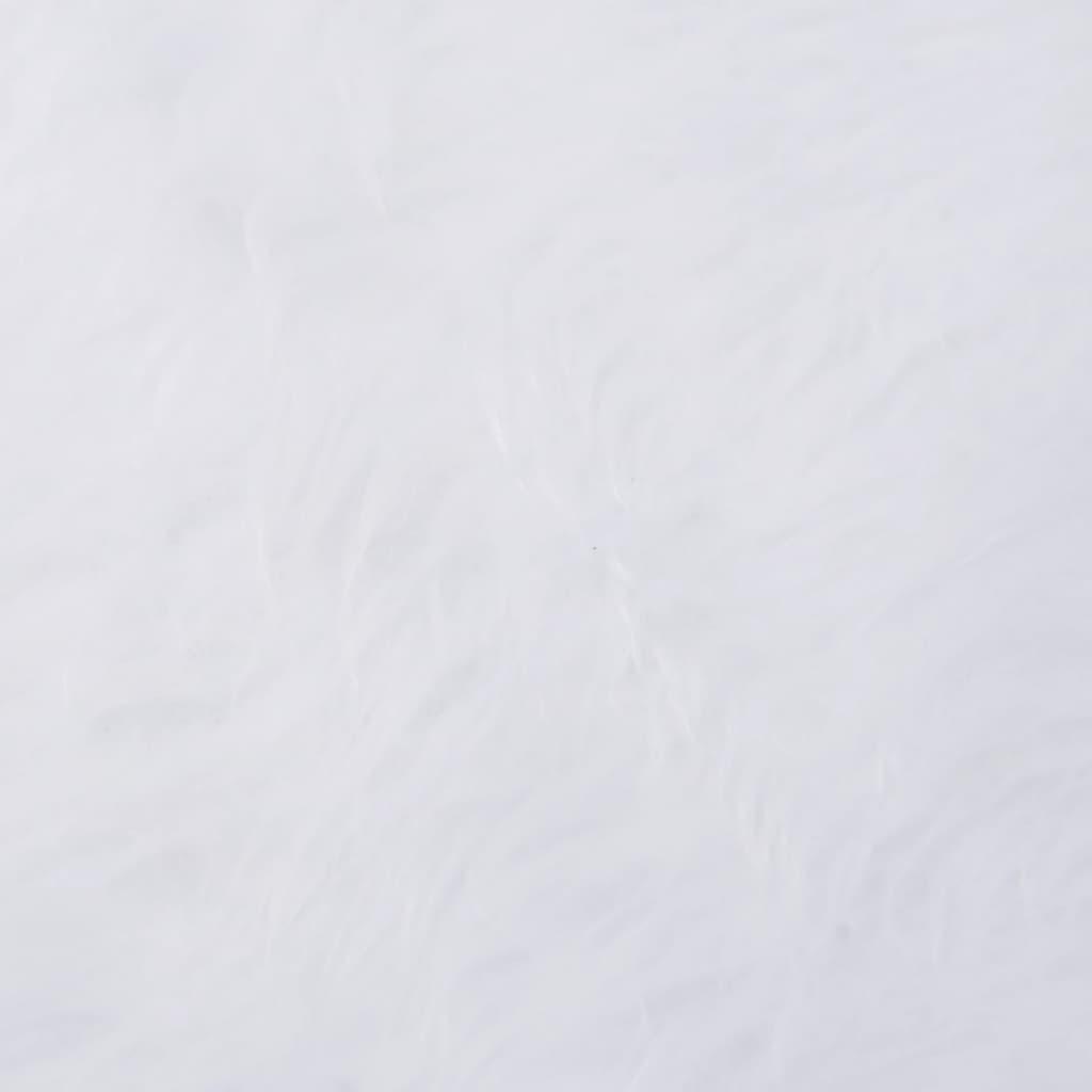 Ziemassvētku egles pamatnes pārklājs, 122 cm, mākslīgā kažokāda - amshop.lv