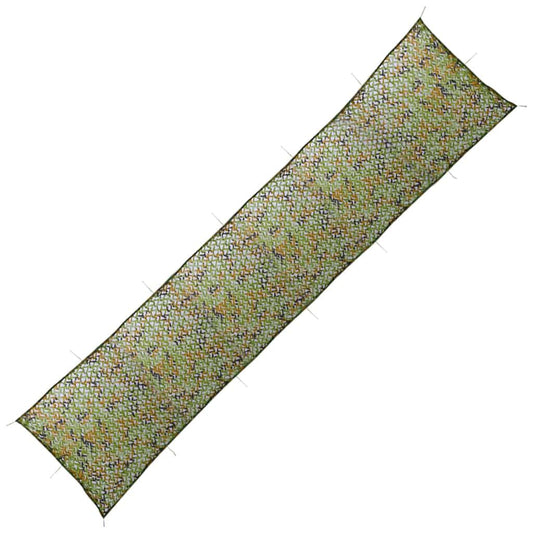 kamuflāžas tīkls ar uzglabāšanas somu, 1,5x8 m, zaļš - amshop.lv