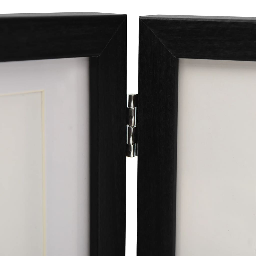 3-daļīgs foto rāmis, kolāža, melns, 28x18 cm+2x(13x18 cm)