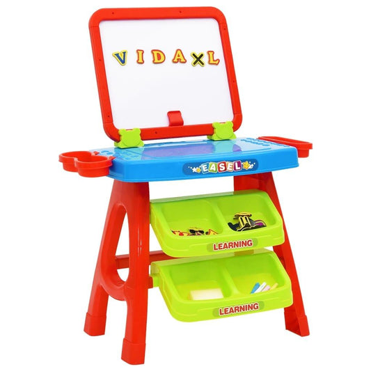 3-1 bērnu molberta un mācību galda spēļu komplekts - amshop.lv