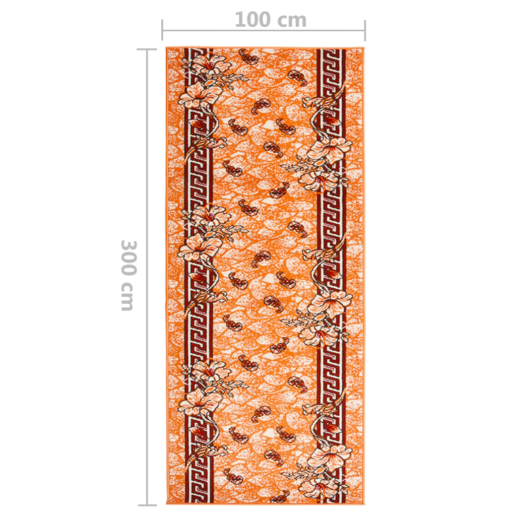 paklāja celiņš, BCF, sarkanbrūns, 100x300 cm