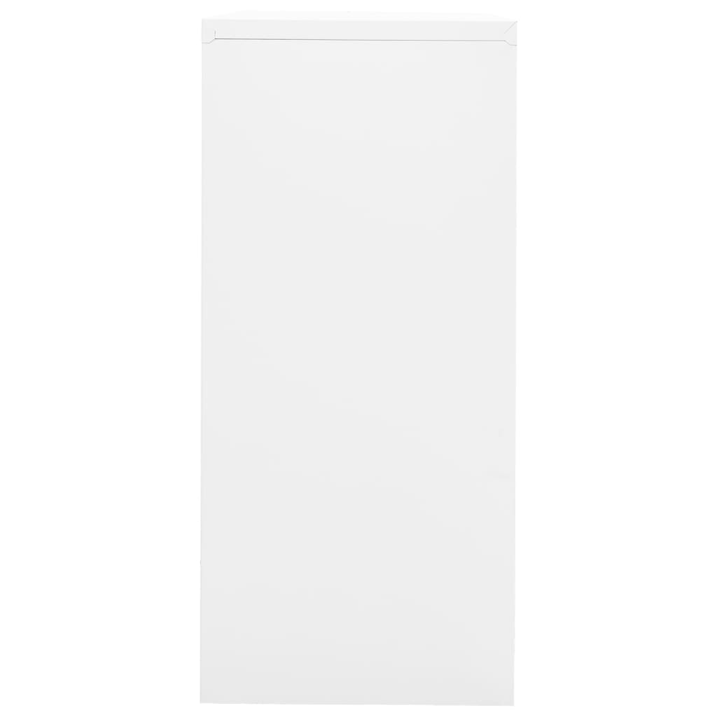 failu skapis, balts, 90x46x103 cm, tērauds