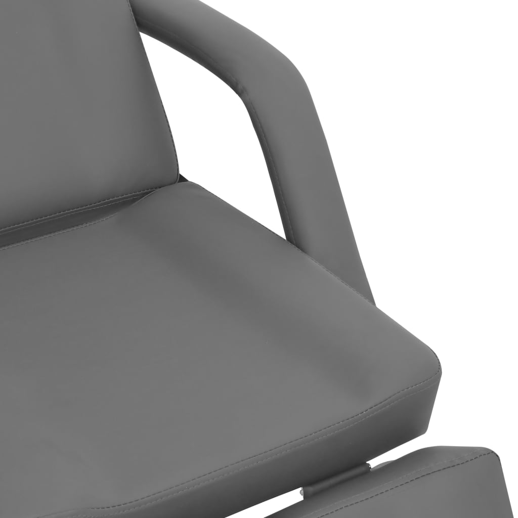 procedūru krēsls, mākslīgā āda, pelēks, 180x62x78 cm