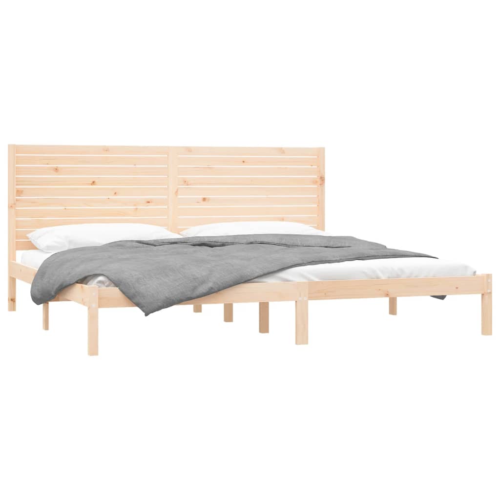 gultas rāmis, masīvkoks, 200x200 cm