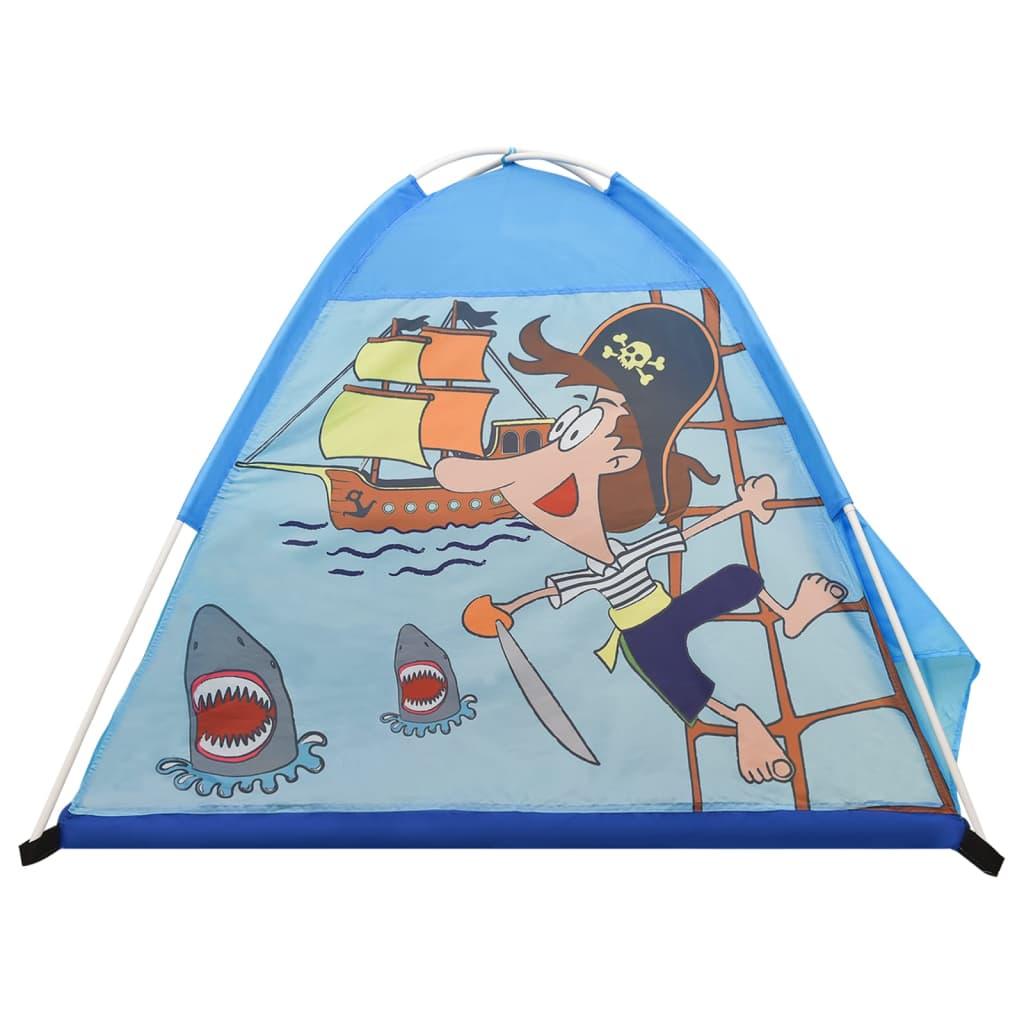 rotaļu telts ar 250 bumbiņām, 120x120x90 cm, zila - amshop.lv