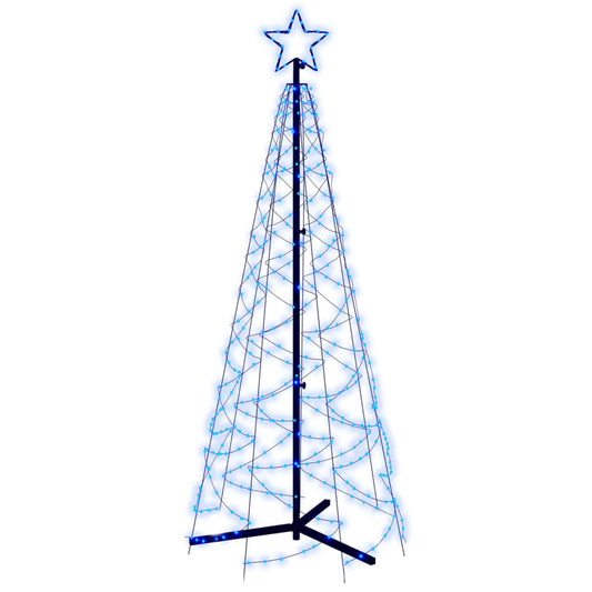 Ziemassvētku egle, 200 zilas LED lampiņas, 70x180 cm