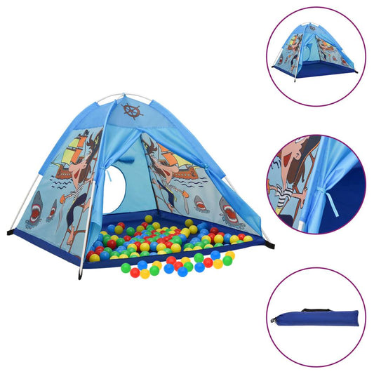 rotaļu telts, zila, 120x120x90 cm - amshop.lv