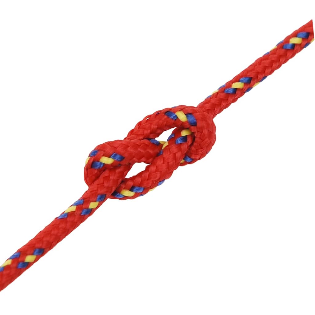 laivu virve, sarkana, 4 mm, 500 m, polipropilēns