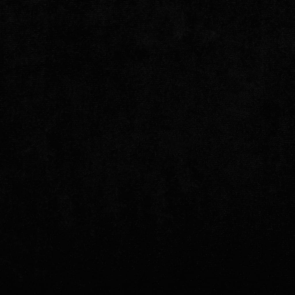 gulta suņiem, melna, 90x53x30 cm, samts