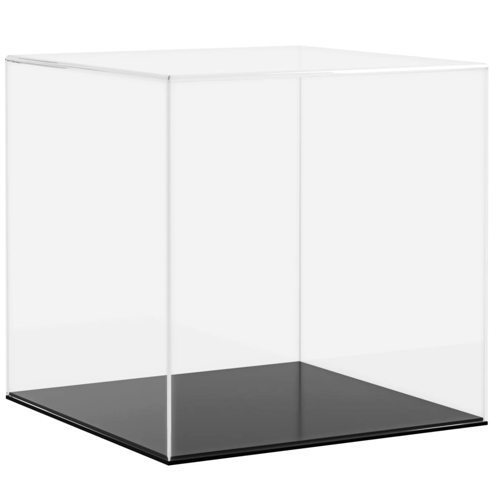 vitrīnas kaste, caurspīdīga, 30x30x30 cm, akrils