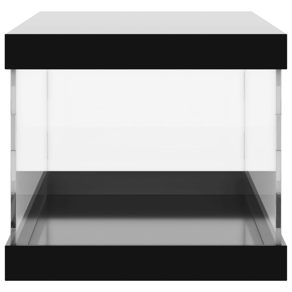 vitrīnas kaste, caurspīdīga, 34x16x14 cm, akrils