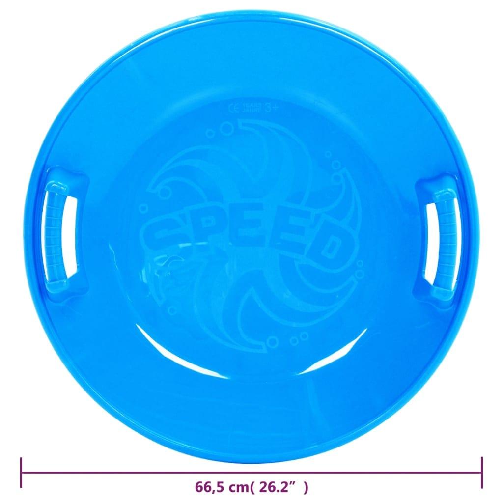 apaļas ragavas, zilas, 66,5 cm, PP - amshop.lv