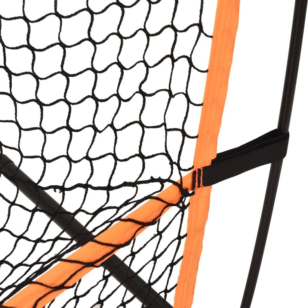 golfa treniņu tīkls, melns, oranžs, 215x107x216 cm, poliesters