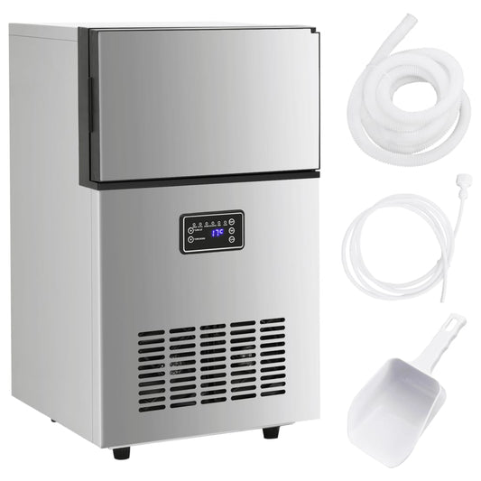 ledus pagatavošanas ierīce, 420 W, sudrabaina, 45 kg/24 h