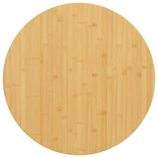 galda virsma, Ø90x1,5 cm, bambuss