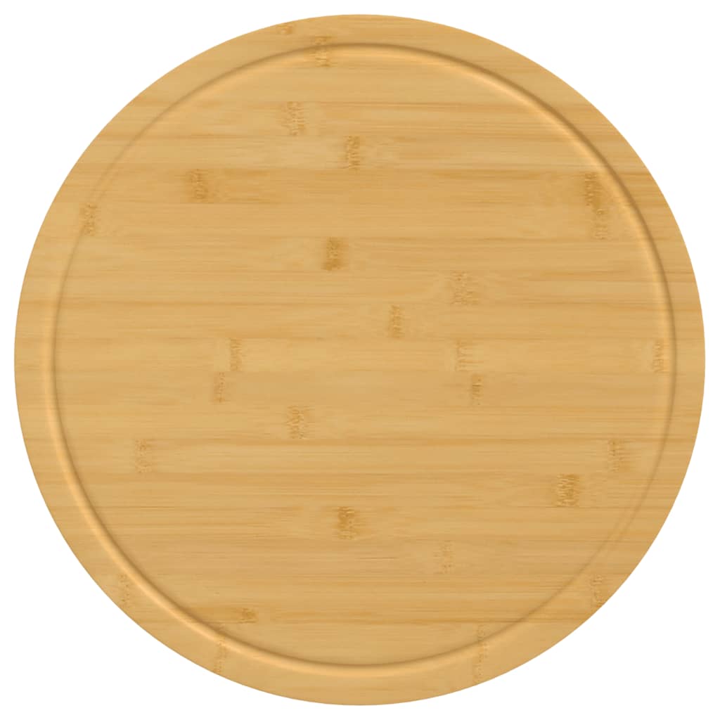virtuves dēlīši, 6 gab., Ø40x1,5 cm, bambuss