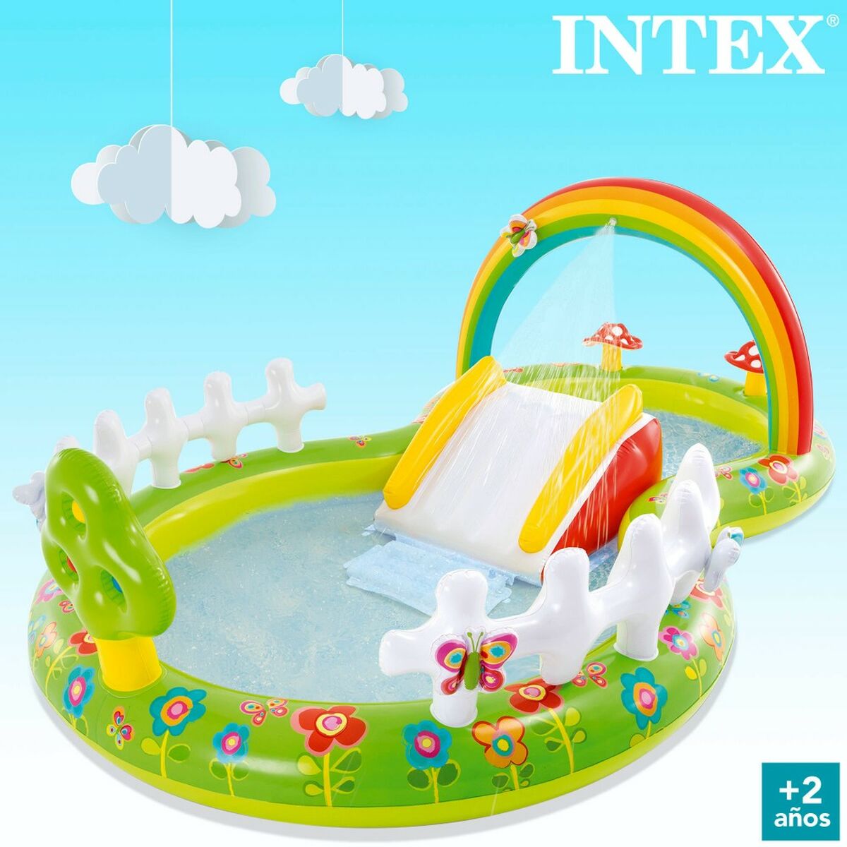 Bērnu baseins Intex Spēļu laukums Dārzs 54 kg 450 L 180 x 104 x 290 cm