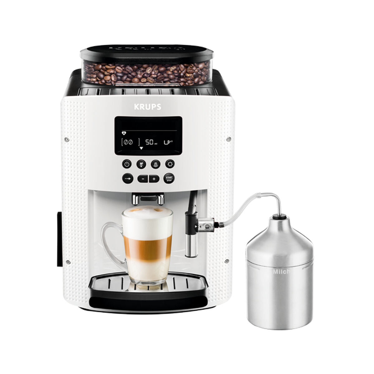Superautomatic Coffee Maker Krups EA 8161 White 1450 W 15 bar 1,8 L