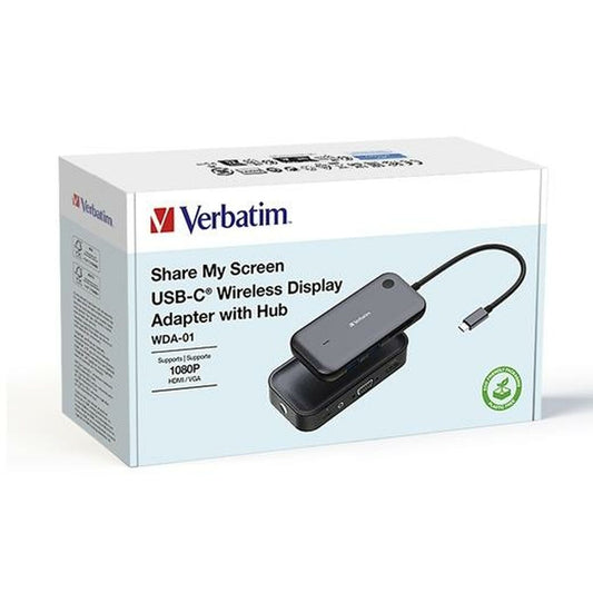 USB-C Adapteris Verbatim Share my Screen Full HD