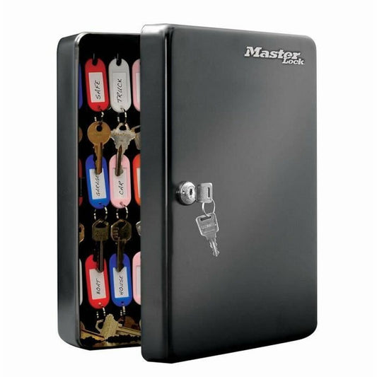 Key cupboard Master Lock ‎9,8 x 23,9 x 30 cm 50 Keys Black Steel