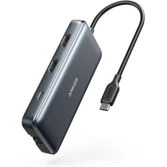 USB Centrmezgls Anker A8380 Melns