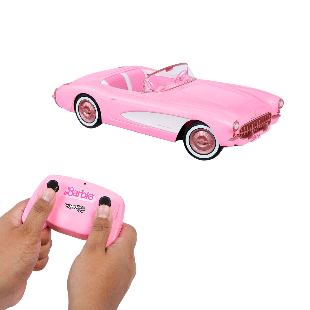 Машинка Barbie The Movie Hot Wheels RC Corvette