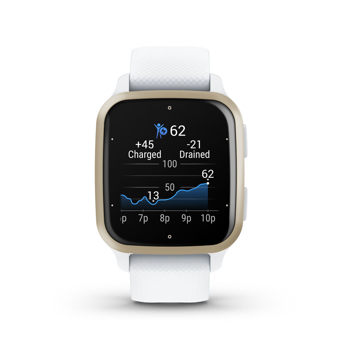 Smartwatch GARMIN Venu Sq 2 1,4" White Golden