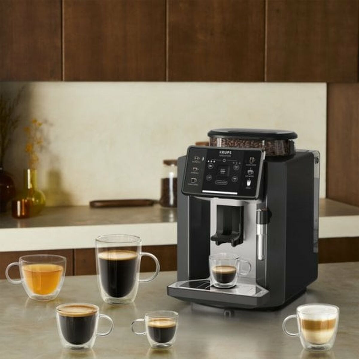 Суперавтоматическая кофеварка Krups C10 EA910A10 Чёрный 1450 W 15 bar 1,7 L