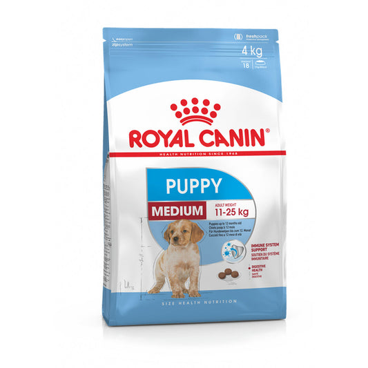 Suņu barība Royal Canin Medium Puppy 15 kg Bērns/Juniors Dārzeņu