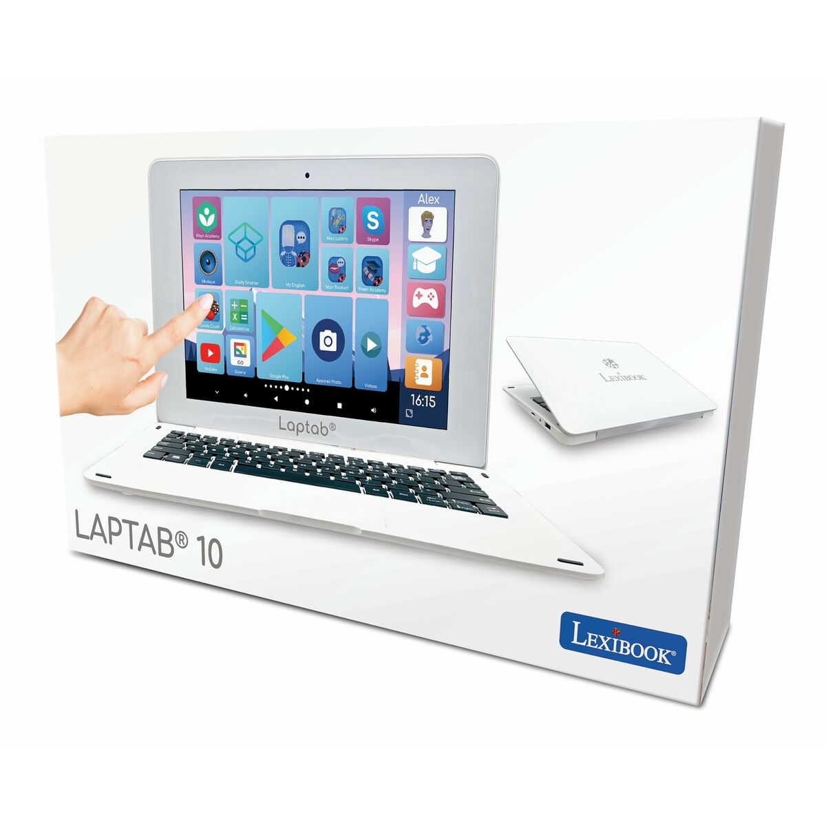 Bērnu Portatīvais dators Lexibook Laptab 10 4 GB RAM Balts Bērnu