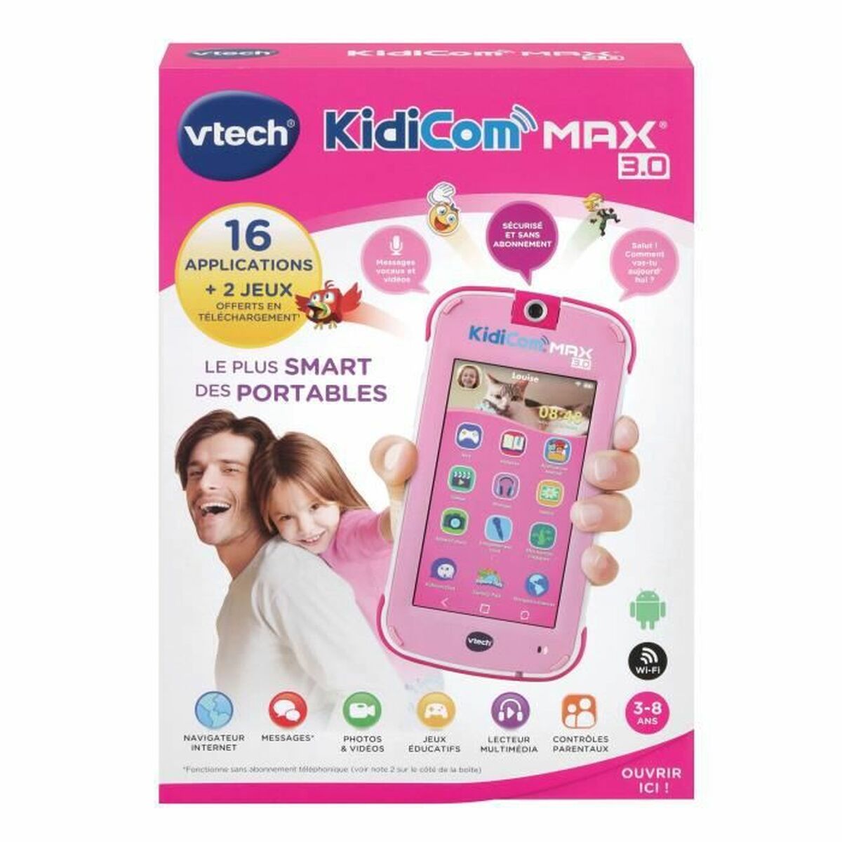 Детский интерактивный планшет Vtech Kidicom Max 3.0 (FR)