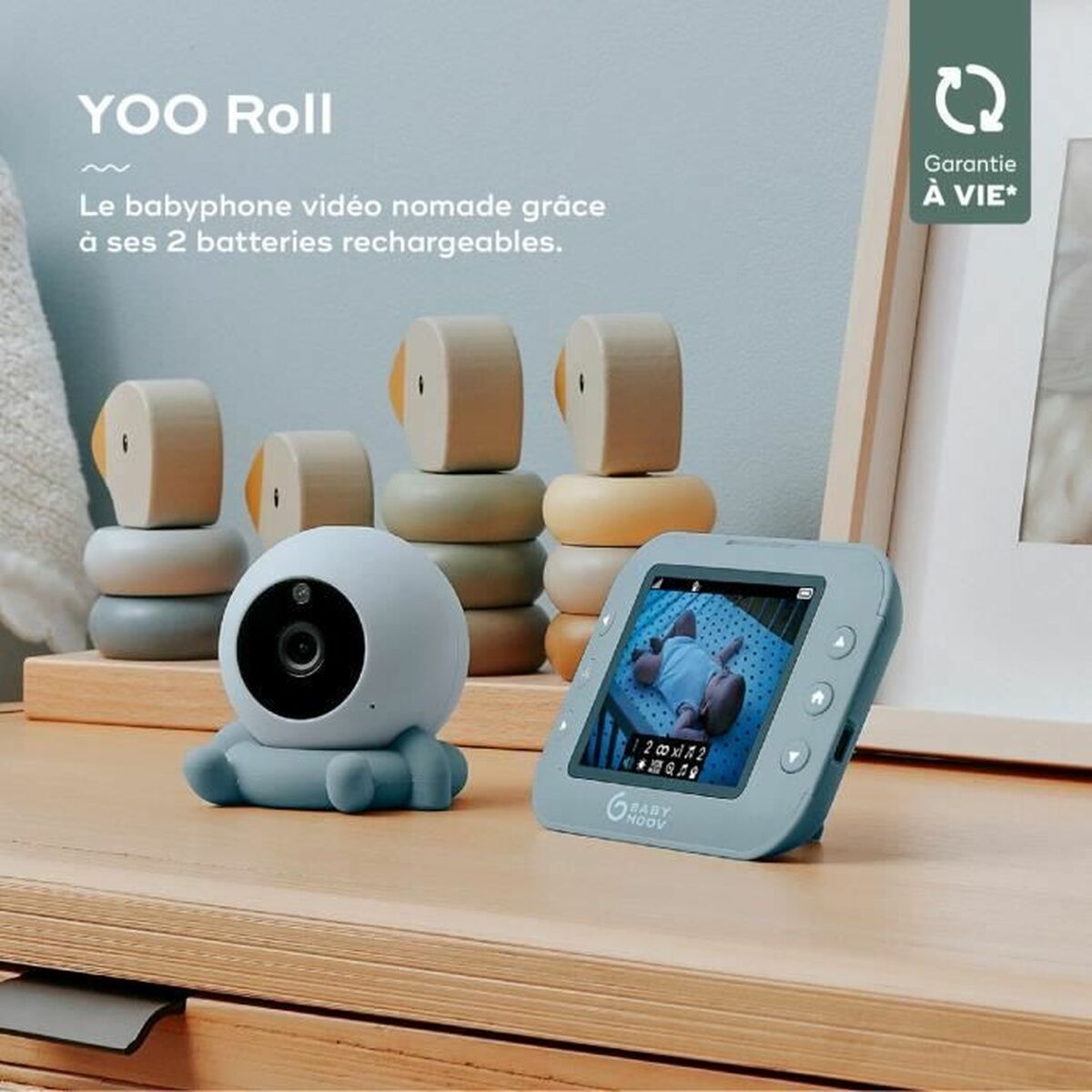 Mazuļu uzraudzības kamera Babymoov YOO ROLL