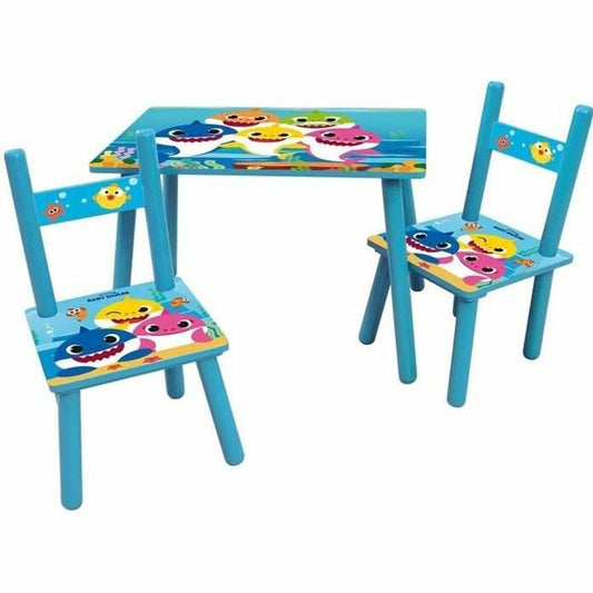 Bērnu galds un krēsls komplekts Fun House BABY SHARK