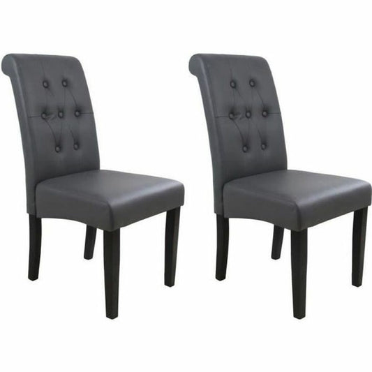 Dining Chair Grey 45 x 42 x 45 cm (2 Units)