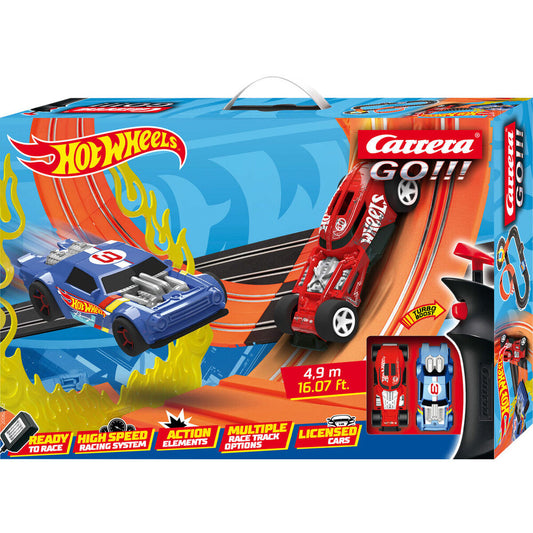 Sacensību Trase Carrera-Toys GO!!! Hot Wheels 4.9 4,9 m 2 automobilis Rotaļu