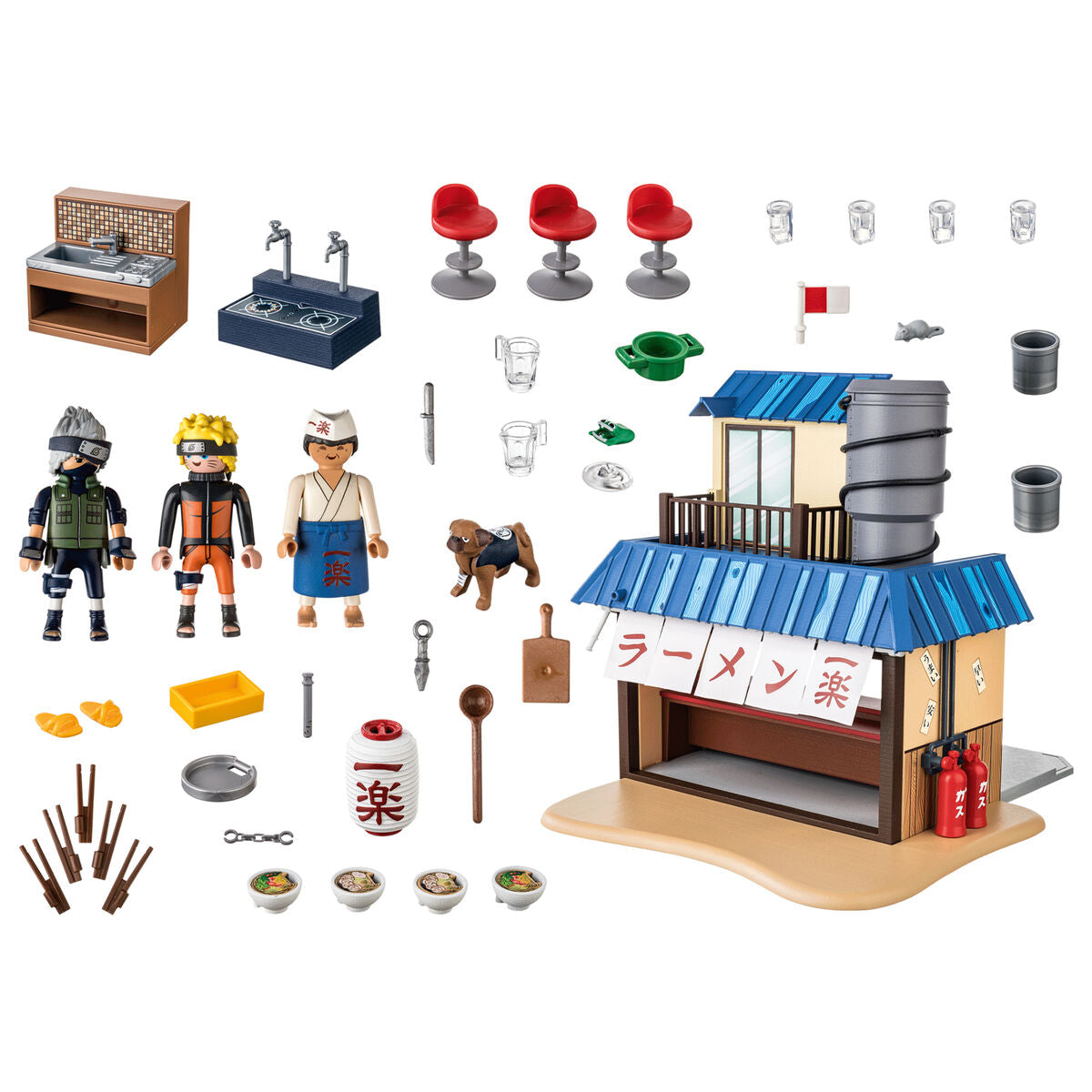 Playmobil Naruto Shippuden: Ichiraku Ramen Shop 70668 105 Daudzums