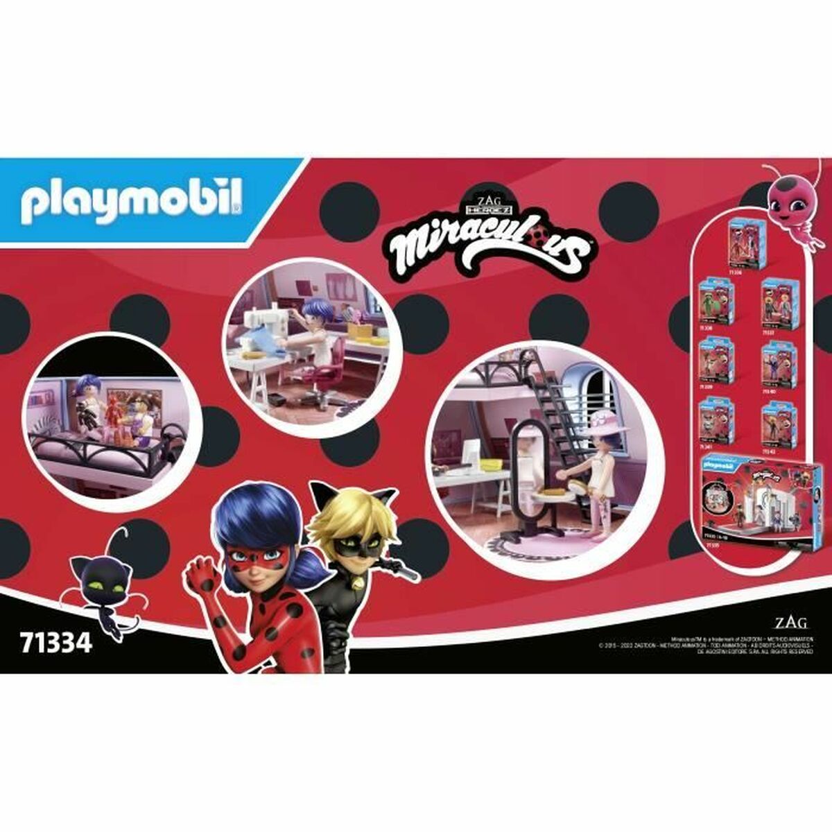 Playset Playmobil 71134 Miracolous 73 Pieces