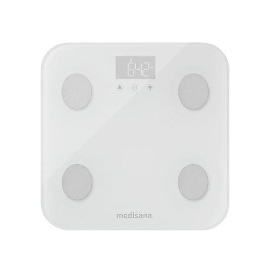 Digitālie vannas istabas svari Medisana BS 600 connect Balts Nerūsējošais tērauds