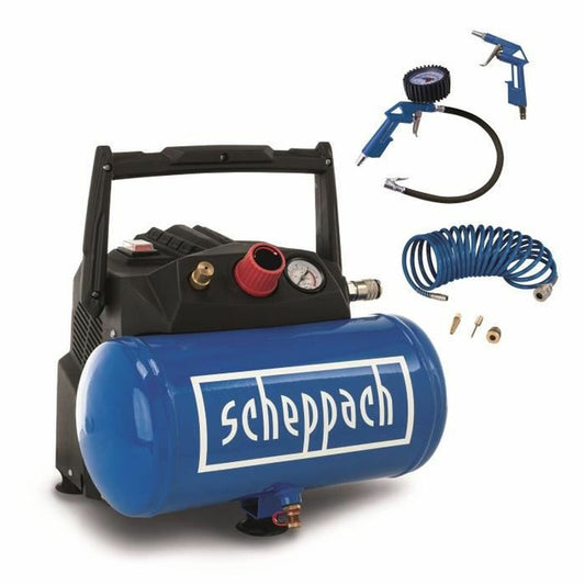 Воздушный компрессор Scheppach HC06 Горизонтальный 1200 W 6 L