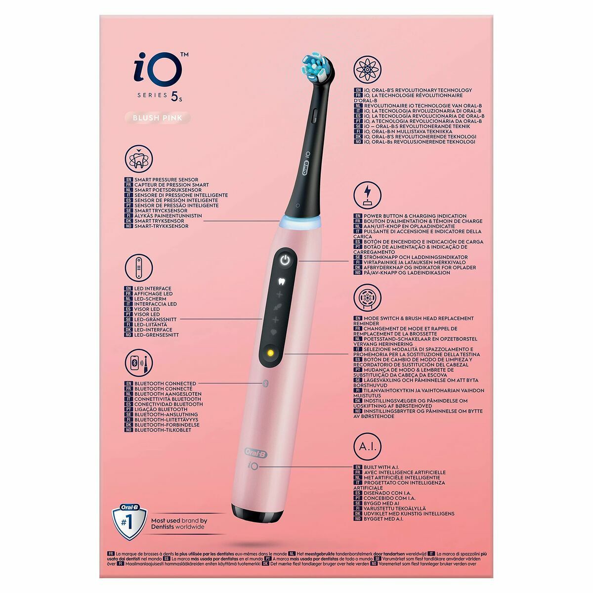 Электрическая зубная щетка Oral-B IO 5S Розовый