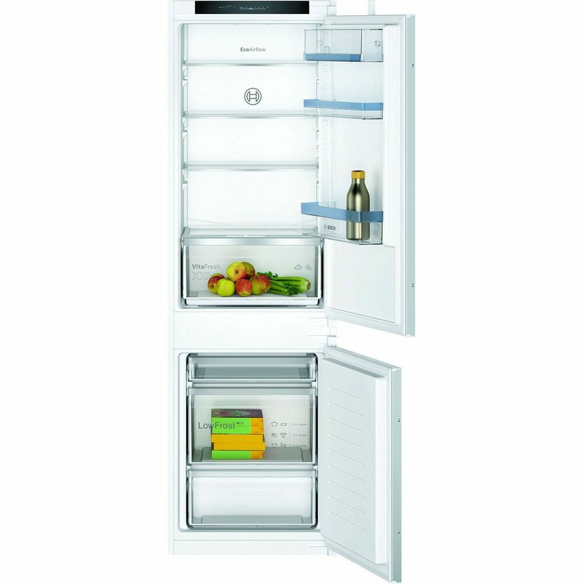 Kombinēts ledusskapis BOSCH (177 x 55 cm)