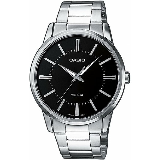 Мужские часы Casio MTP-1303PD-1AVEG Чёрный Серебристый (Ø 40 mm)