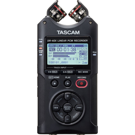 Записывающее устройство Tascam DR-40X Синий Чёрный